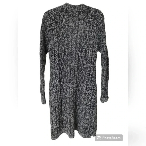 Nils Sportswear Womens Cardigan Sweater Long Cable Knit Wool Alpaca size large - Picture 2 of 5